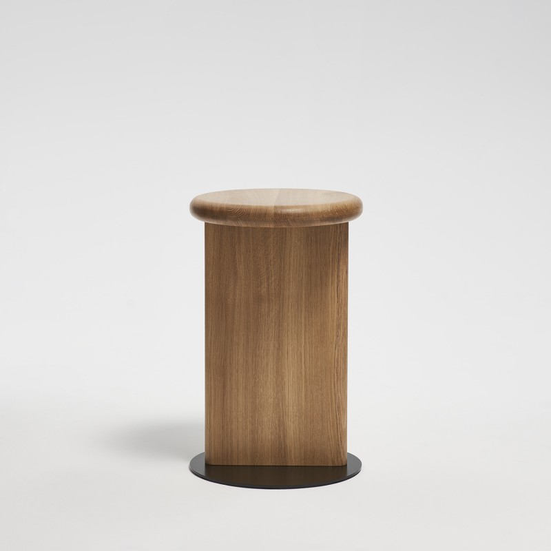 MR WOO elegancki stolik drewniany z okrągłym blatem