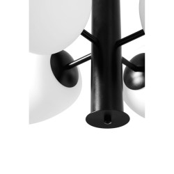 EPLI E czarna sufitowa lampa wisząca, polski design