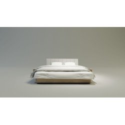 SOLID 2 nowoczesne łóżko drewniane w stylu skandynawskim