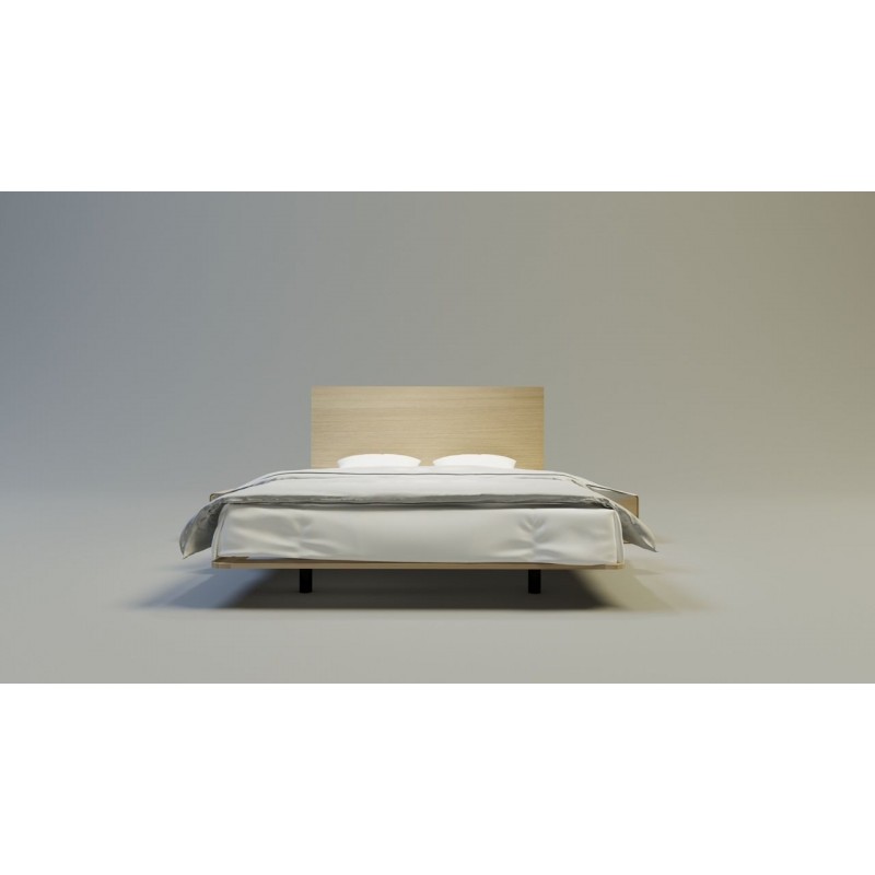 SONAR 3 nowoczesne łóżko drewniane w stylu skandynawskim