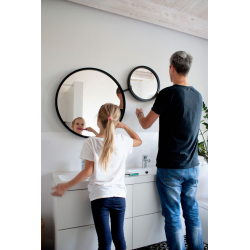 SCANDI DUO okrągłe podwójne lustro w skandynawskim stylu