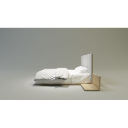 PORTE nowoczesny drewniany stolik nocny w stylu minimalistycznym
