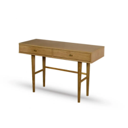 COP LIGHT proste, drewniane biurko w stylu retro, vintage