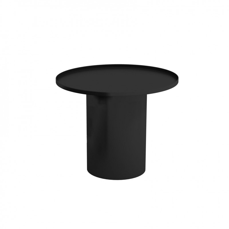 TUBA WALEC LONG elegancki stolik kawowy z okrągłym blatem, polski design