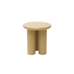 OBJECT062 okrągły stolik pomocniczy na trzech stalowych nogach