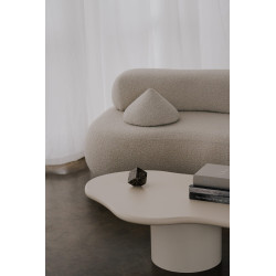 OBJECT074 nowoczesny i elegancki stolik kawowy w kolorze ecru