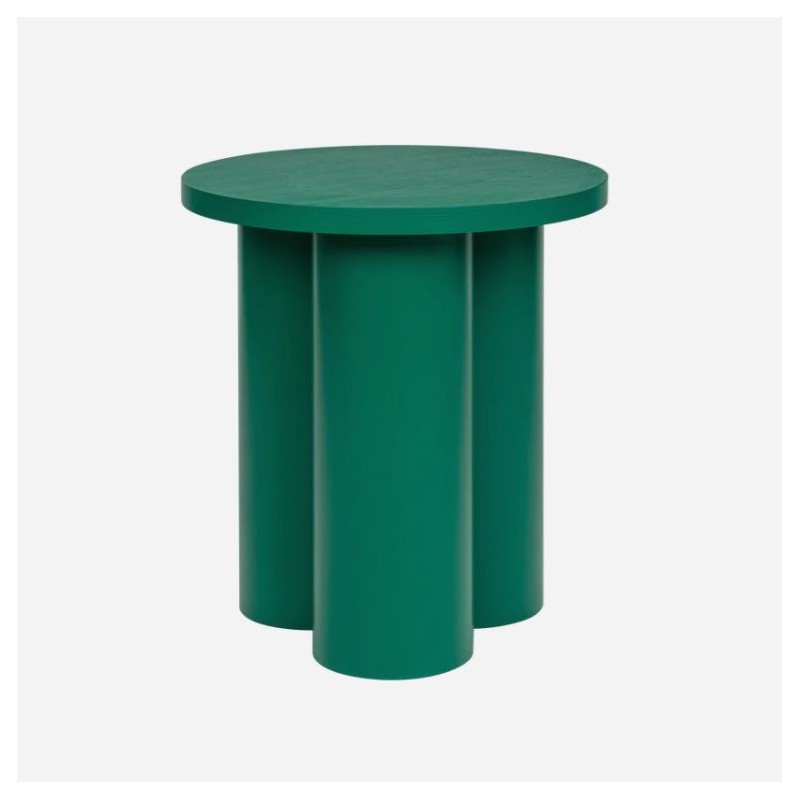 OLY ZIELONY stołek, lekki stolik w stylu minimalistycznym