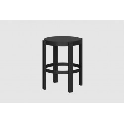 DOON stołek okrągły ze stali w stylu minimalistycznym