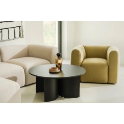FLOM wygodny fotel do salonu w stylu minimalistycznym