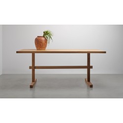 BEN klasyczny stół dębowy do jadalni w stylu minimalistycznym