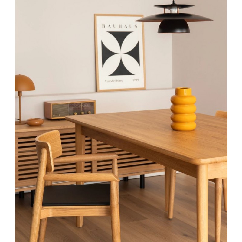 ERNEST klasyczny stół dębowy w stylu skandynawskim