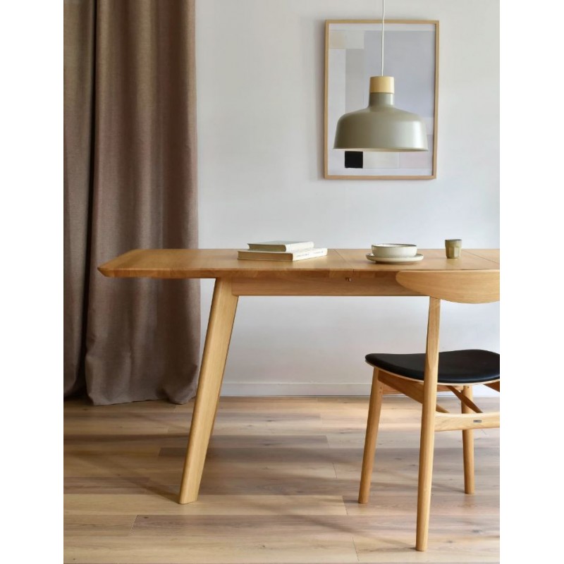 LARSEN ROZKŁADANY klasyczny stół dębowy w stylu skandynawskim