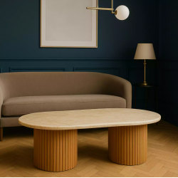 DUAL owalny stolik kawowy z...