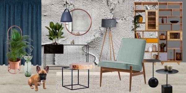 Udany przepis na umeblowanie małego salonu loftowego: designerski stolik kawowy i minimalistyczna konsola